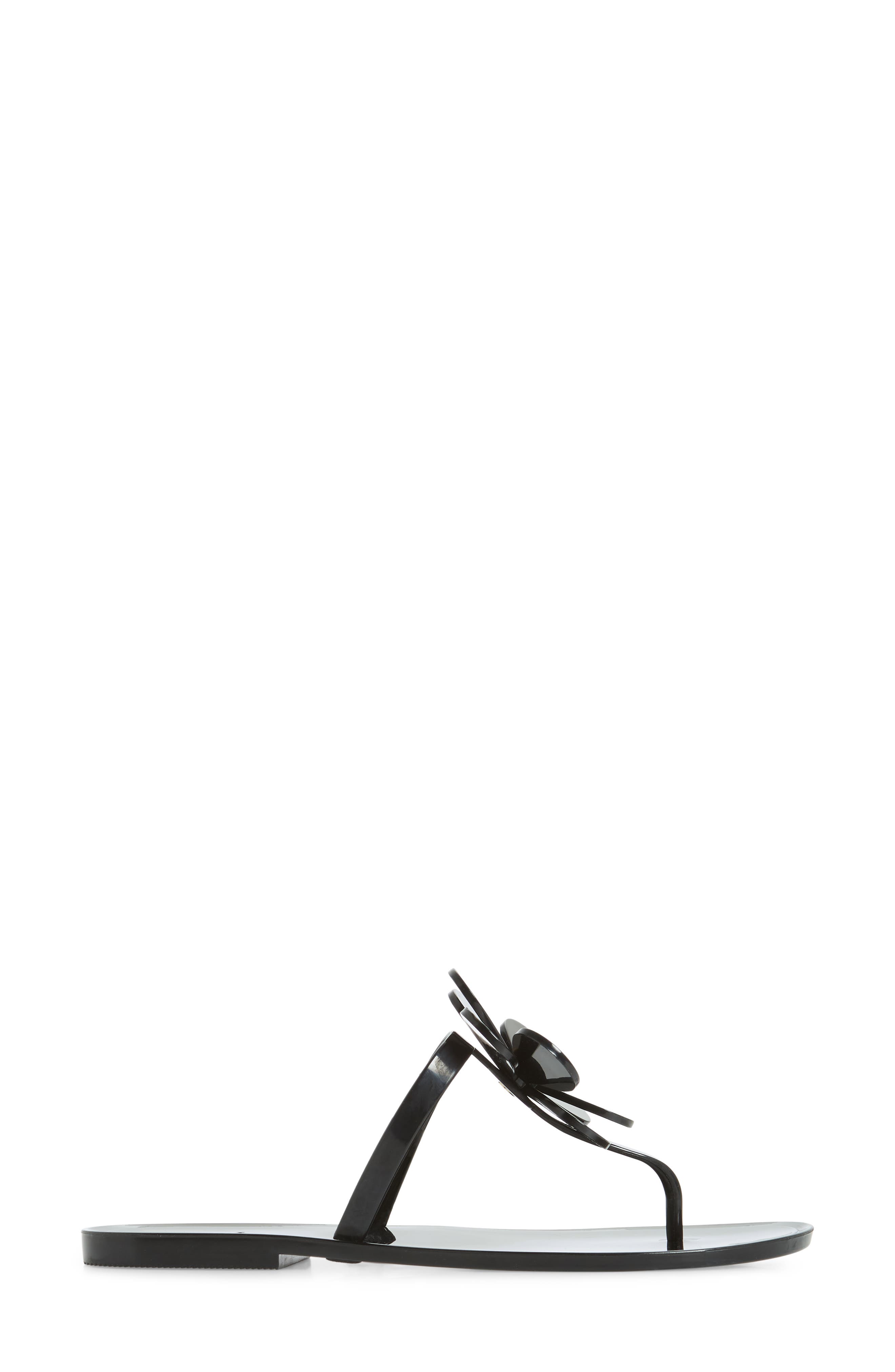 Tory Burch Floral Jelly Flip Flop, Alternate, color, 