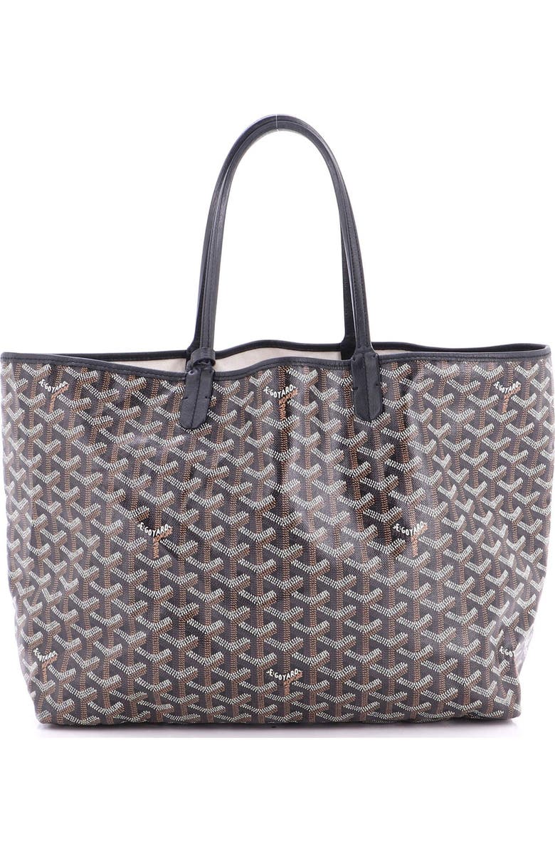 Pre-Owned Goyard Saint Louis Tote Coated Canvas PM, Alternate, color, Black