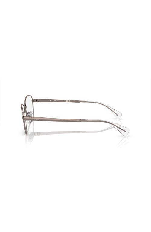 Ralph 52mm Oval Optical Glasses In Brown