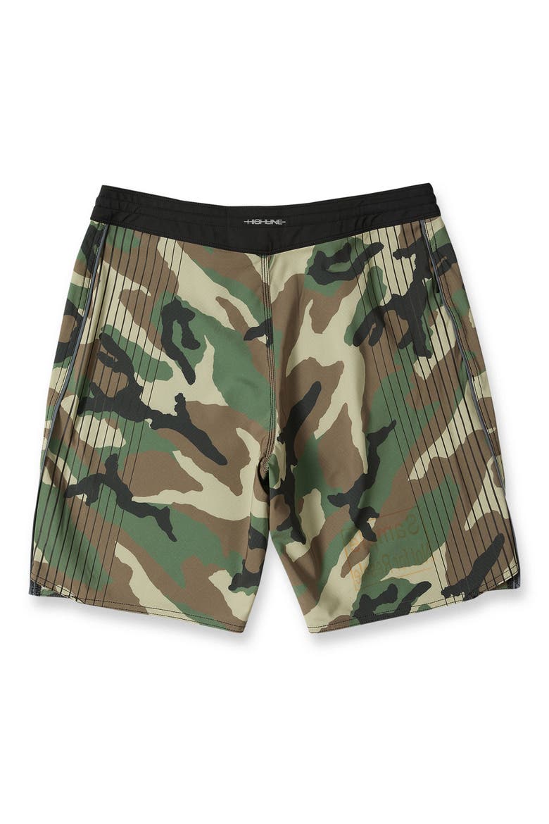 Highline Aero Board Shorts, Alternate, color, CAMO