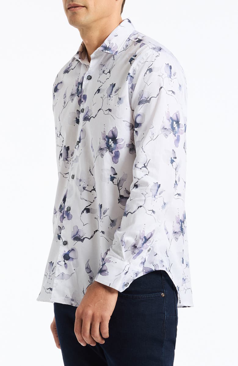 Robert Graham Dornan Long Sleeve Button-Up Shirt, Alternate, color, White