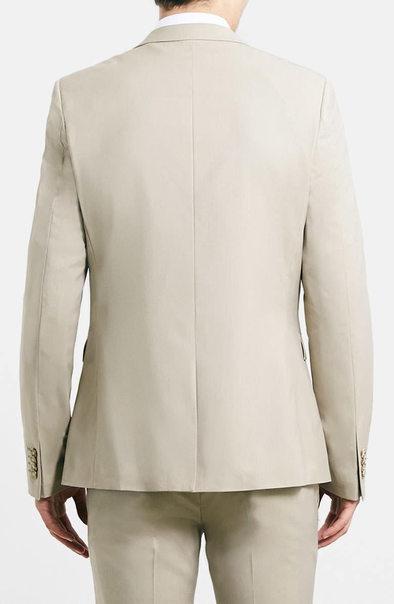 Topman Camel Ultra Skinny Suit Jacket, Alternate, color,