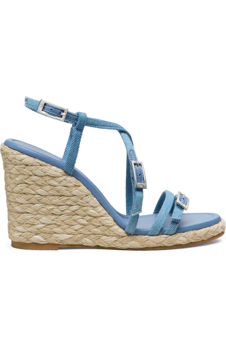 Stuart Weitzman Georgie Espadrille Wedge Sandal, Alternate, color, Washed/ Natural