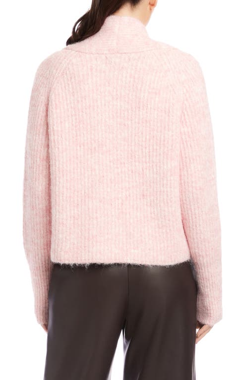 Fifteen Twenty Cely Open Front Cardigan In Pink