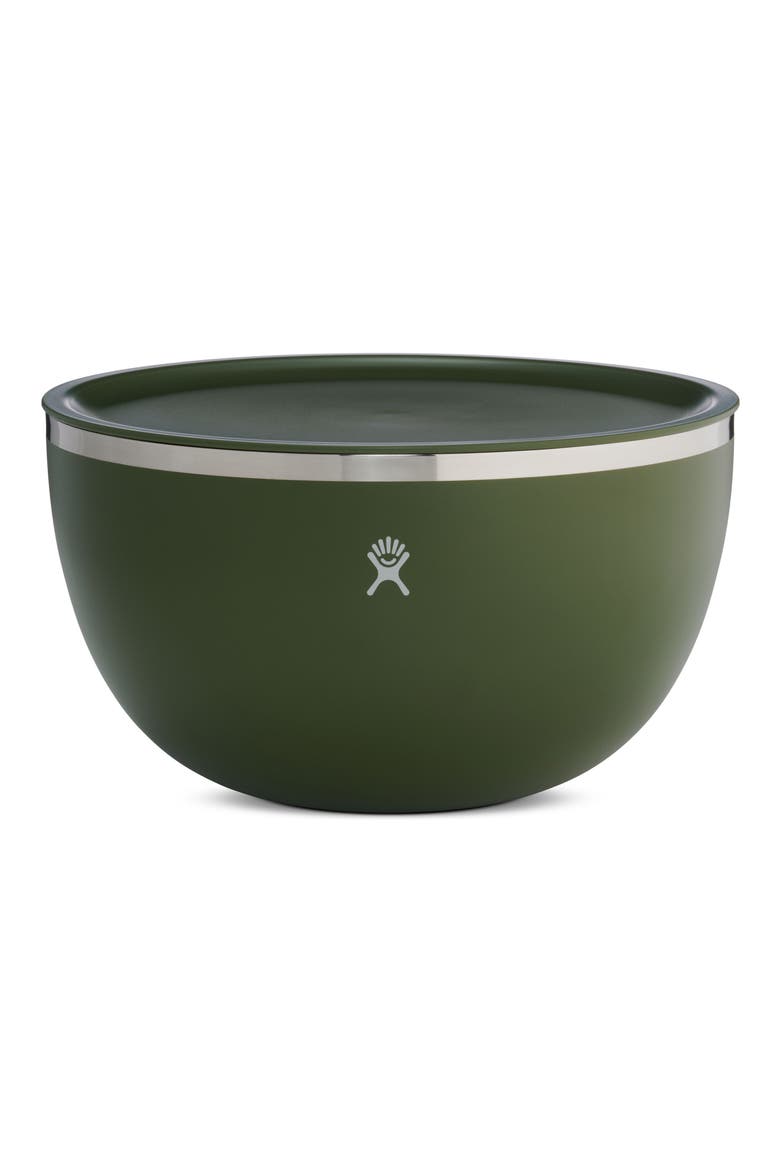 5-Quart Serving Bowl & Lid, Main, color, OLIVE
