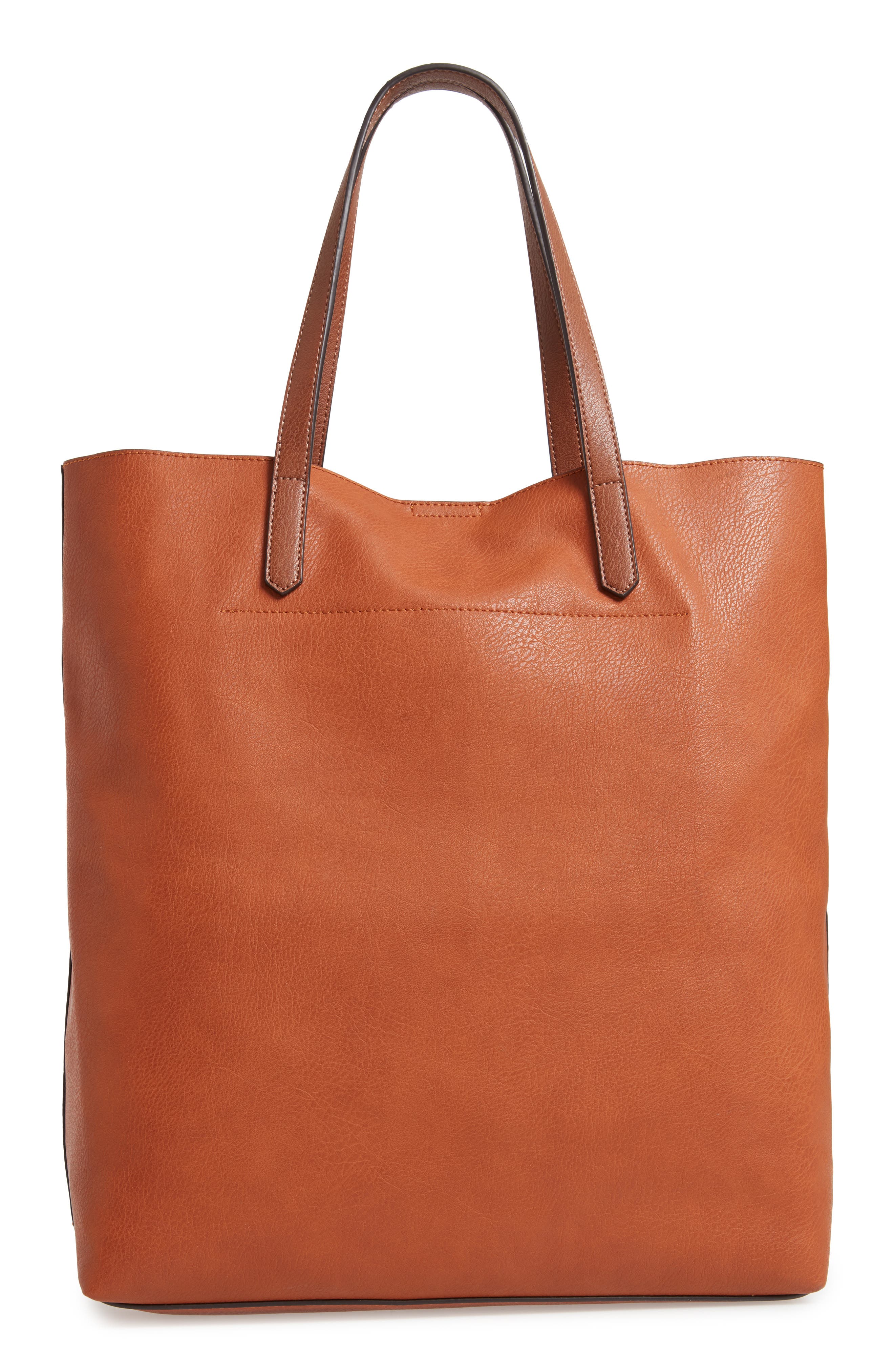 Sole Society Lucie Faux Leather Tote, Alternate, color, 
