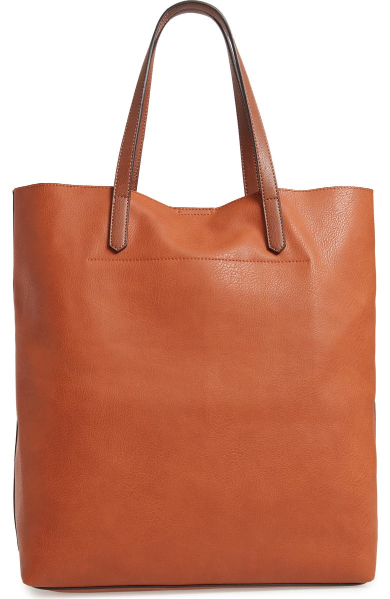 Sole Society Lucie Faux Leather Tote, Alternate, color,