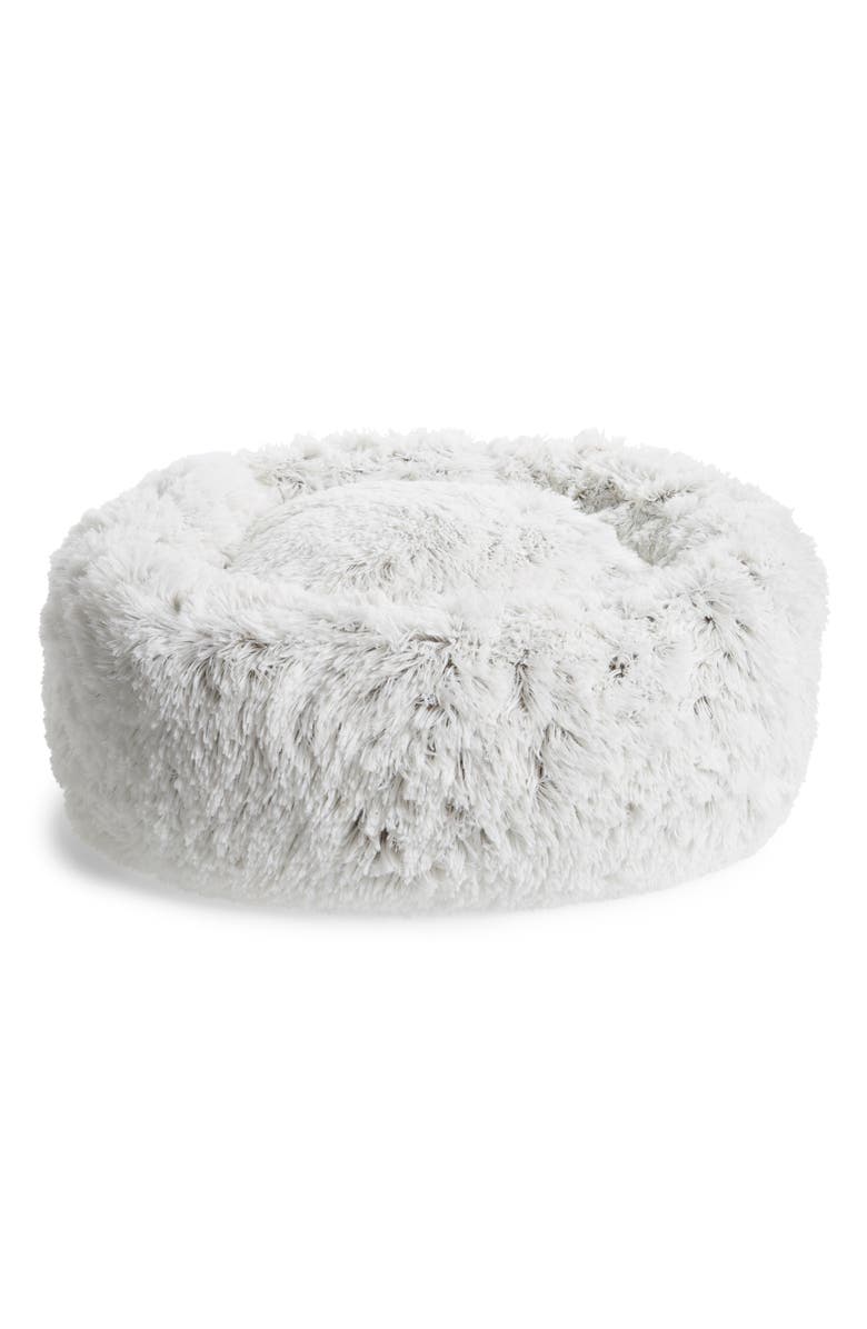 JAX AND BONES Jax & Bones Arctic Shag Donut Dog Bed, Main, color, 