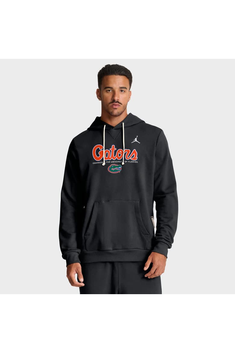 Men's Jordan Brand Black Florida Gators 2025 Sideline Standard Issue Dri-FIT Hoodie, Main, color, Black