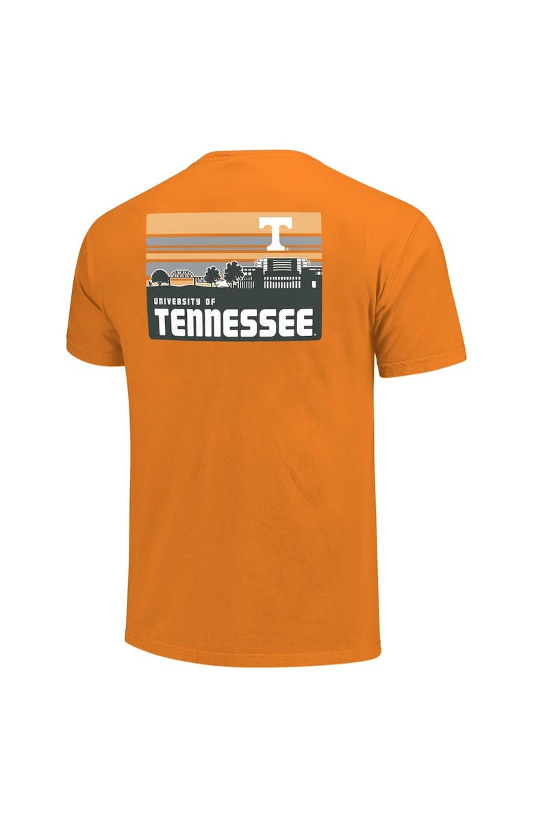 IMAGE ONE Men's Tennessee Orange Tennessee Volunteers Striped Campus Skyline T-Shirt, Alternate, color, Tennessee Orange