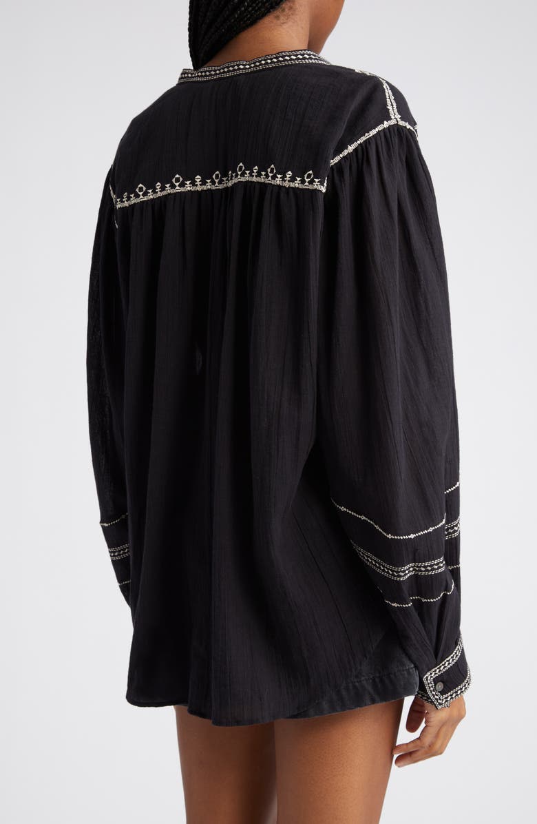 Isabel Marant Étoile Pelson Embroidered Top, Alternate, color, 