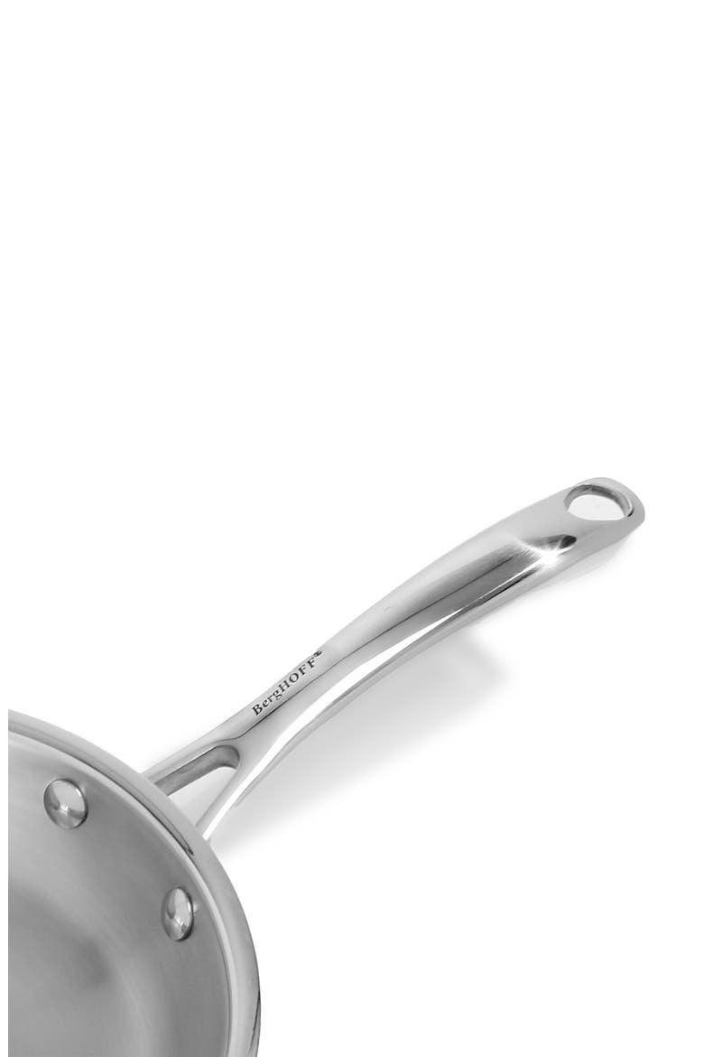 Professional 8" Stainless Steel Tri-Ply Frying Pan, Alternate, color, SILVER