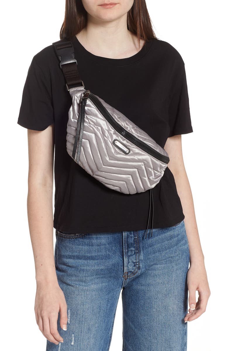 Rebecca Minkoff Quilted Nylon Belt Bag, Alternate, color,