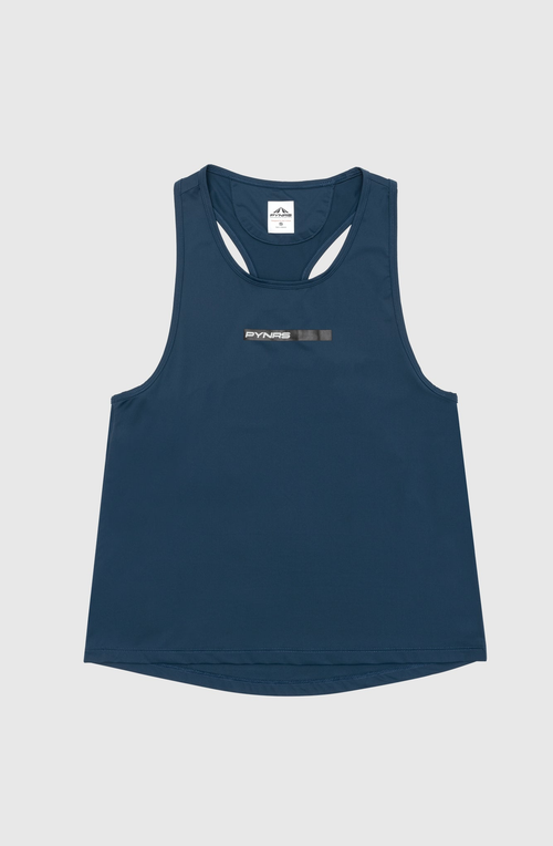 Pynrs Performance Streetwear Ronan Racerback Tank In Navy