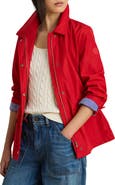 Lauren Ralph Lauren Hooded Bonded Raincoat