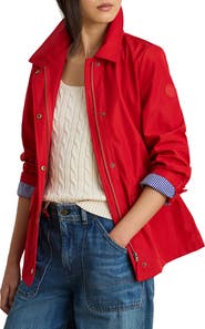 Lauren Ralph Lauren Hooded Bonded Raincoat