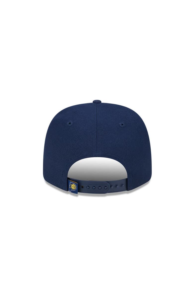 New Era Men's New Era Navy Indiana Pacers Core Logo 9SEVENTY Stretch-Snap Hat, Alternate, color, Navy