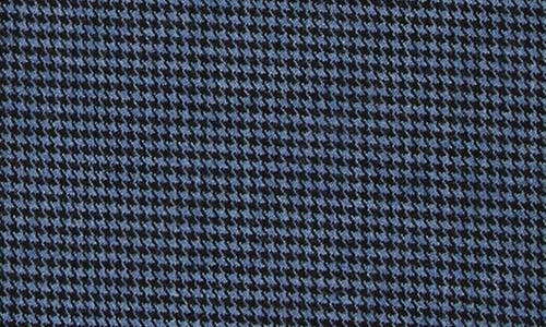 Nordstrom Kids' Heritage Houndstooth Flat Front Dress Pants In Blue