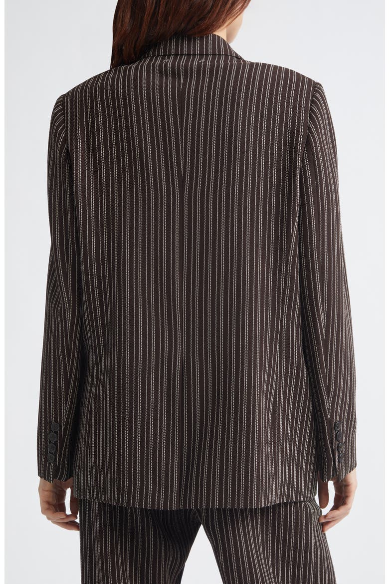 Journey Double Breasted Pinstripe Blazer, Alternate, color, DEEP TUNDRA
