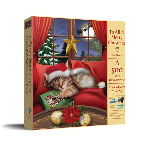 To All a Merry Christmas 500 piece Jigsaw Puzzle for Adults