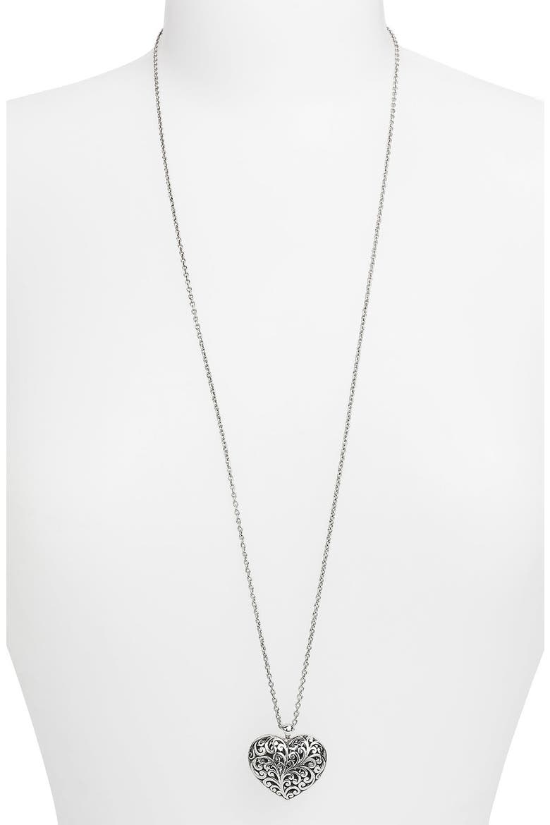 Long Pendant Necklace, Alternate, color, STERLING SILVER