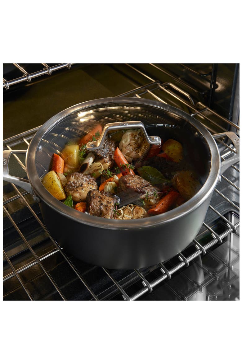 Premier™ Hard-Anodized Nonstick 8.5-Quart Dutch Oven with Lid, Alternate, color, BLACK