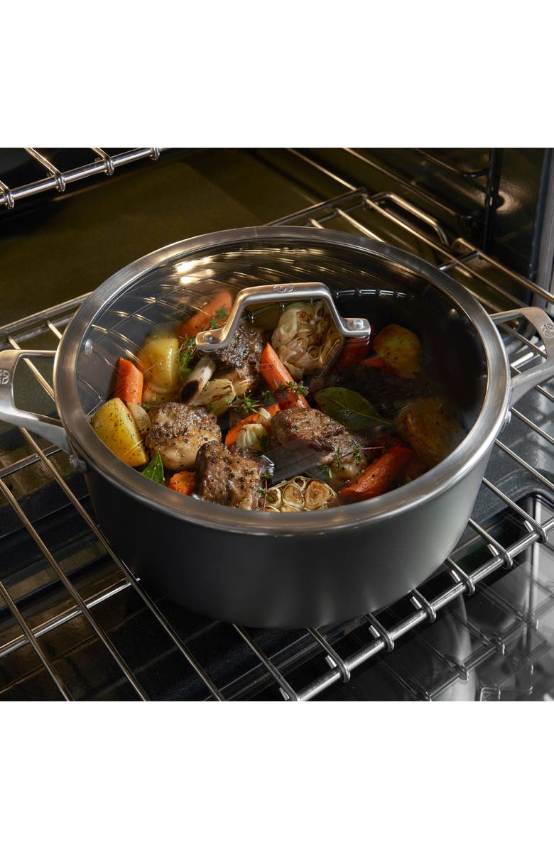 CALPHALON Premier<sup>™</sup> Hard-Anodized Nonstick 8.5-Quart Dutch Oven with Lid, Alternate, color, Black