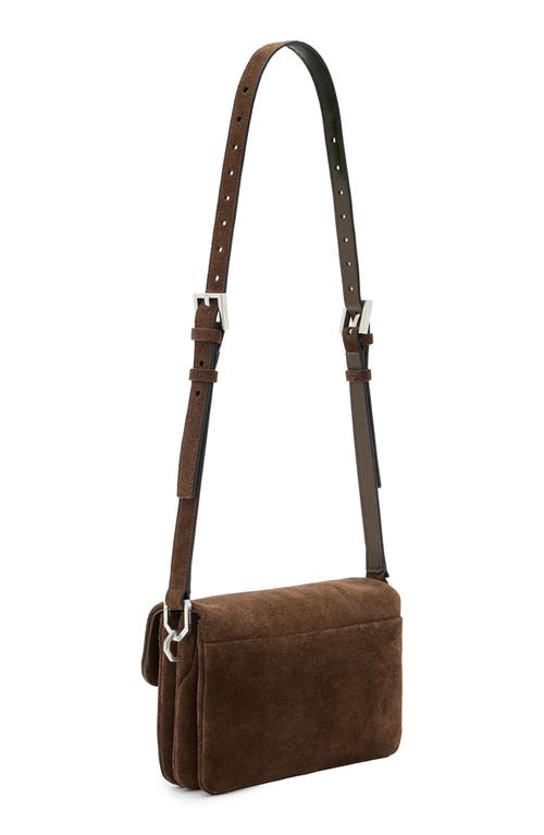 Allsaints Jupiter Suede Crossbody Bag