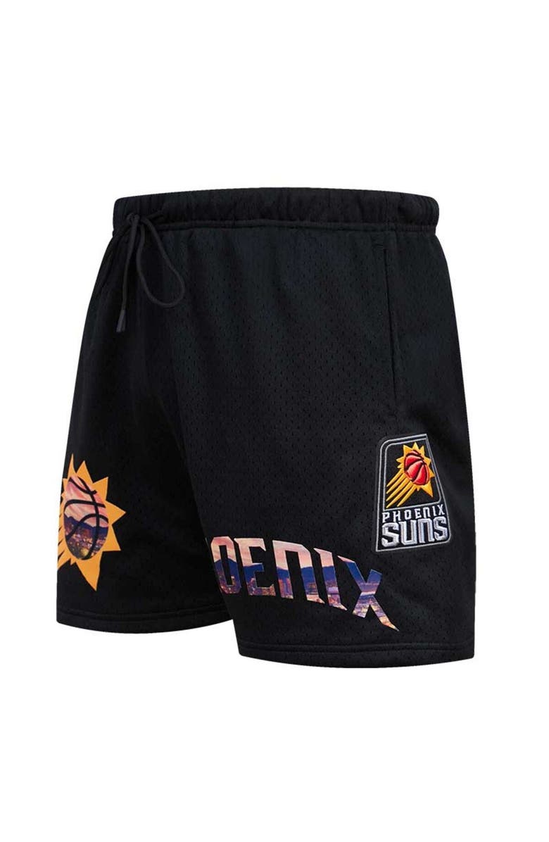 PRO STANDARD Men's Pro Standard Black Phoenix Suns City Scape Mesh Shorts, Alternate, color, Black