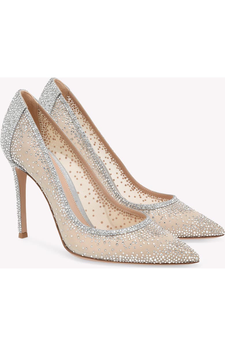 Gianvito Rossi Rania Pumps, Alternate, color, Metallic Silver