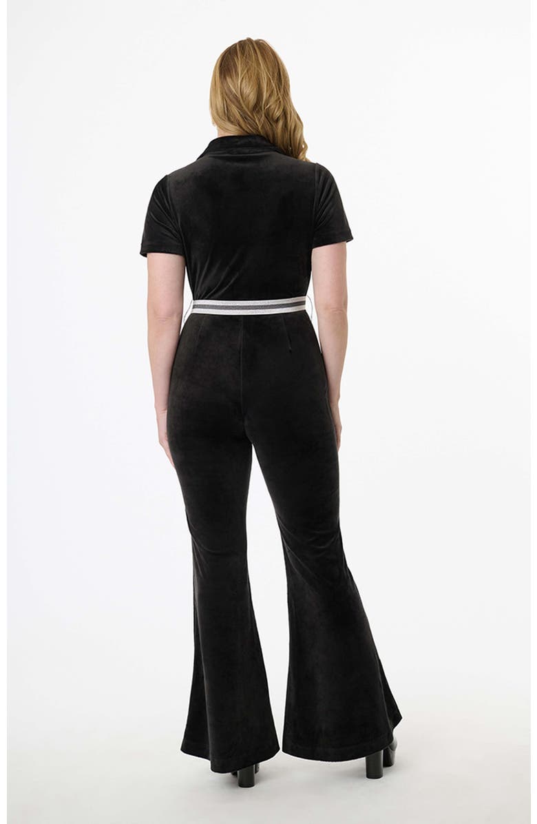 Smak Parlour Belted Flare Jumpsuit, Alternate, color, Black