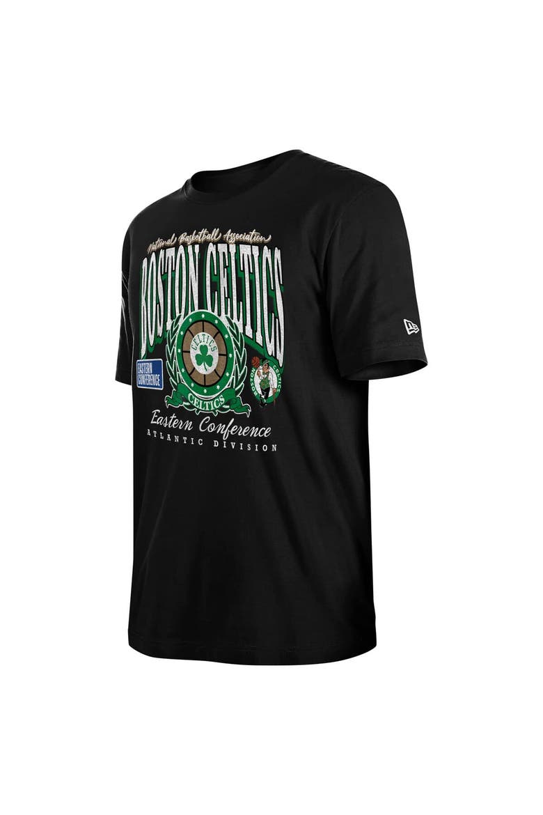 Unisex New Era  Black Boston Celtics Oversized Essentials Boxy T-Shirt, Alternate, color, Black