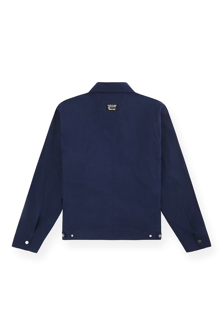 Cotton Blend Utility Jacket, Alternate, color, NAVY