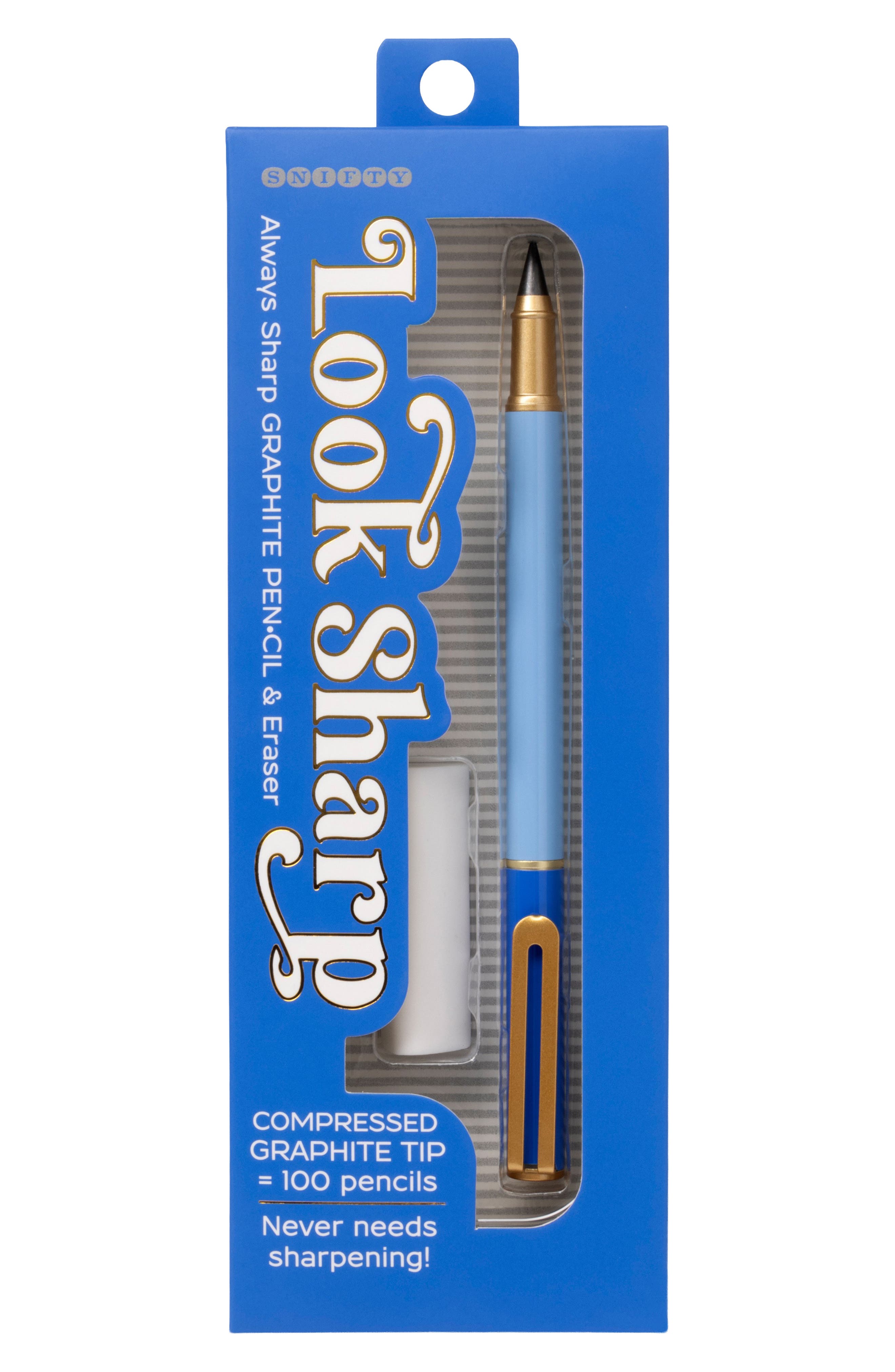 Cleats Sharp SNIFTY Look Sharp Graphite Pencil & Eraser Set | Nordstrom