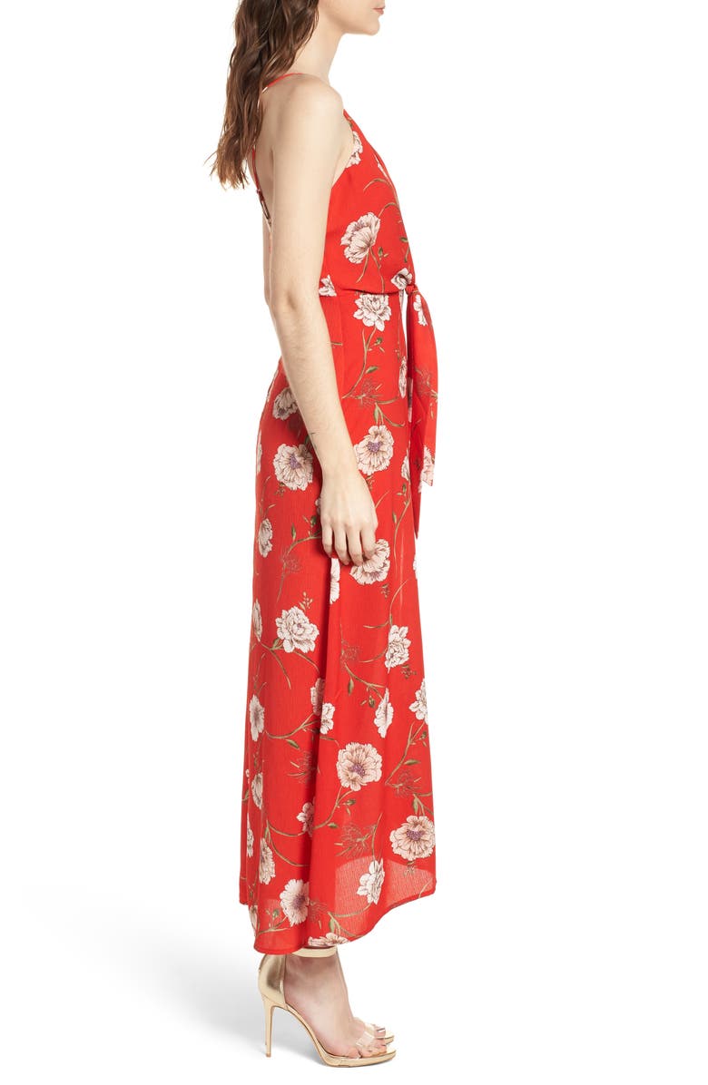 All in Favor Floral Print Maxi Dress, Alternate, color,
