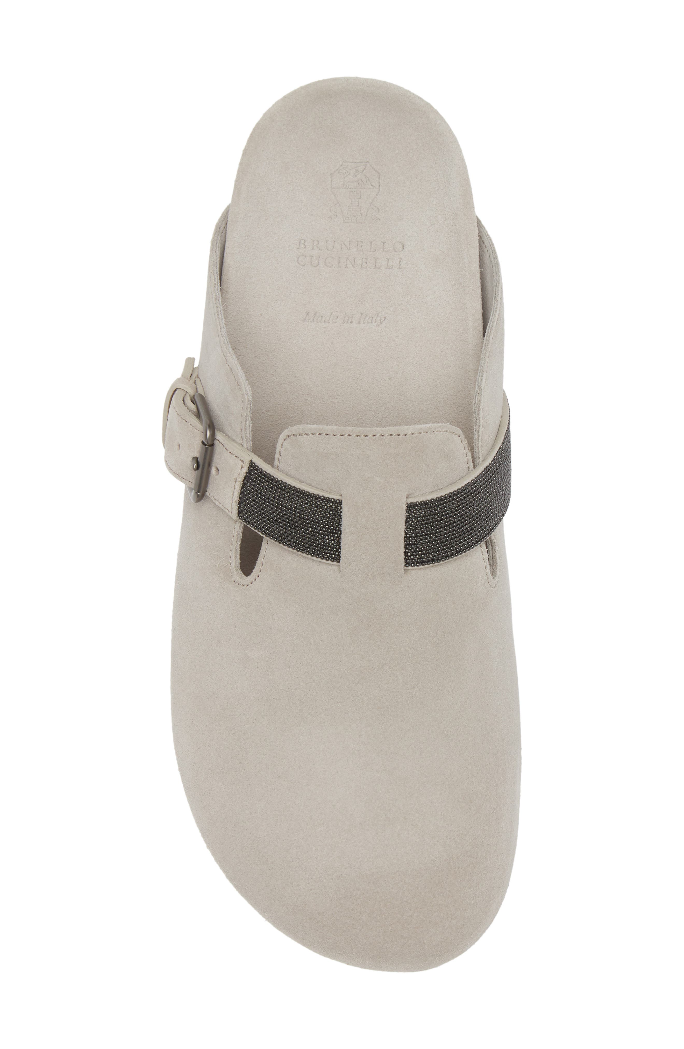 Brunello Cucinelli Monili Clog, Alternate, color, Quarzo