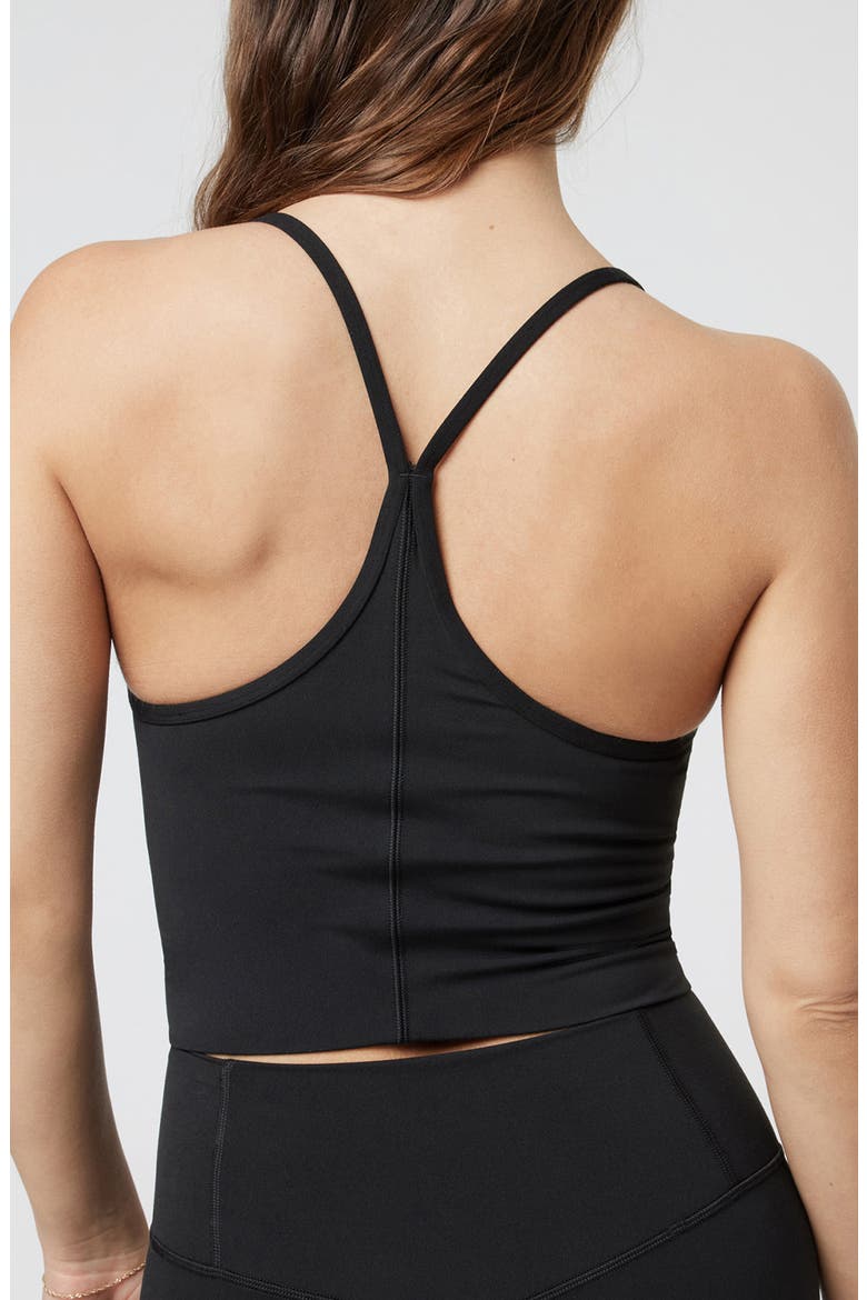 AllTheFeels™ Racerback Tank, Alternate, color, BLACK