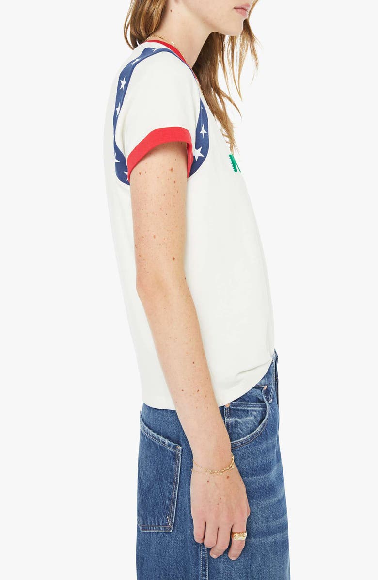 MOTHER The Boxy Goodie Graphic T-Shirt, Alternate, color, Mother Stars