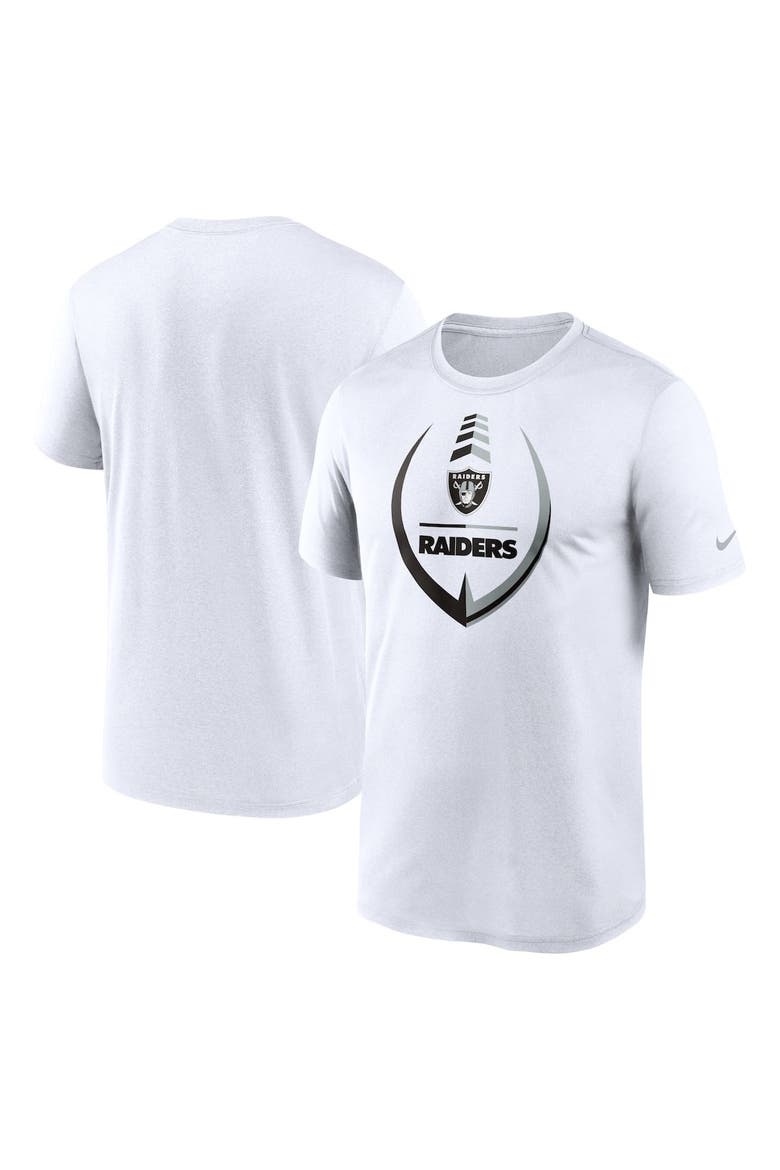 Men's Nike White Las Vegas Raiders Icon Legend Performance T-Shirt, Main, color, White