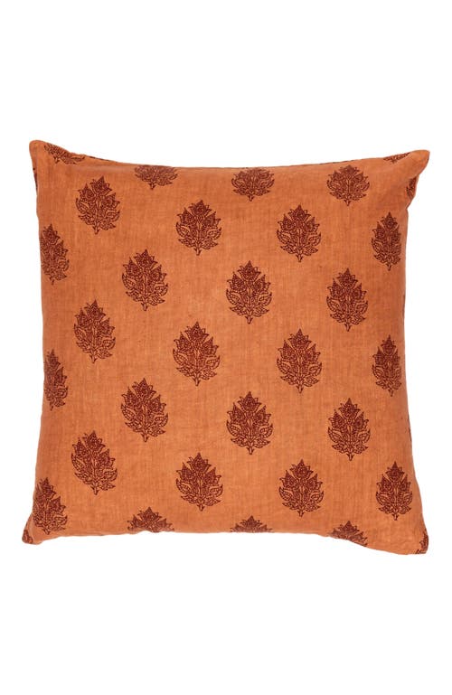 Alamwar Rishi Cinnamon/Clay Decorative Pillow Cover 