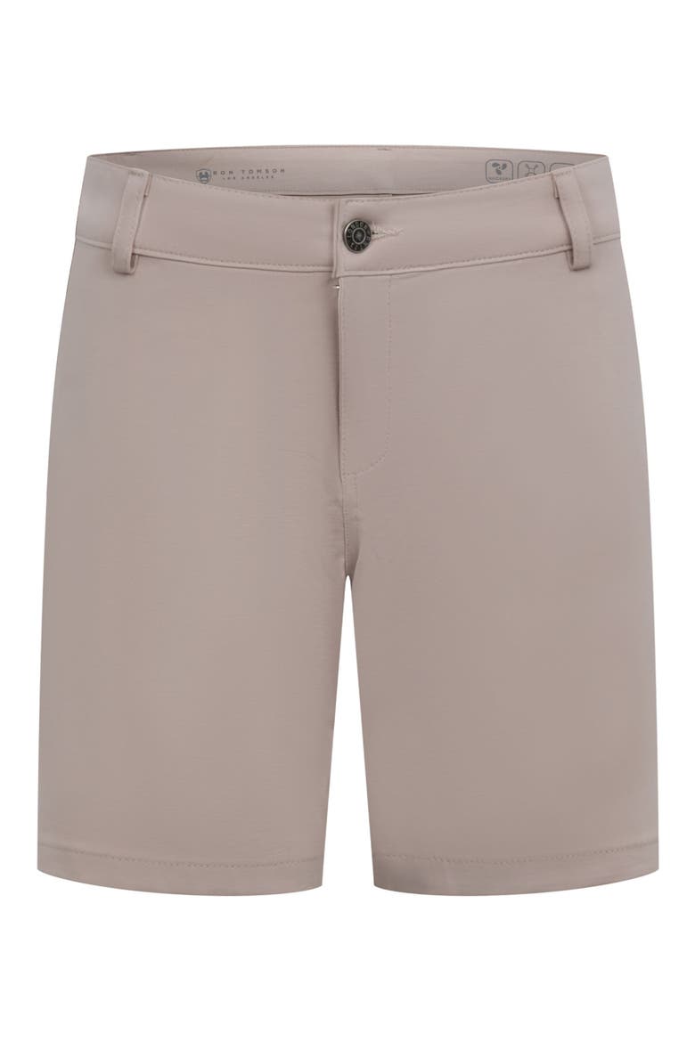 Stretch Side Pocket Shorts, Alternate, color, BEIGE