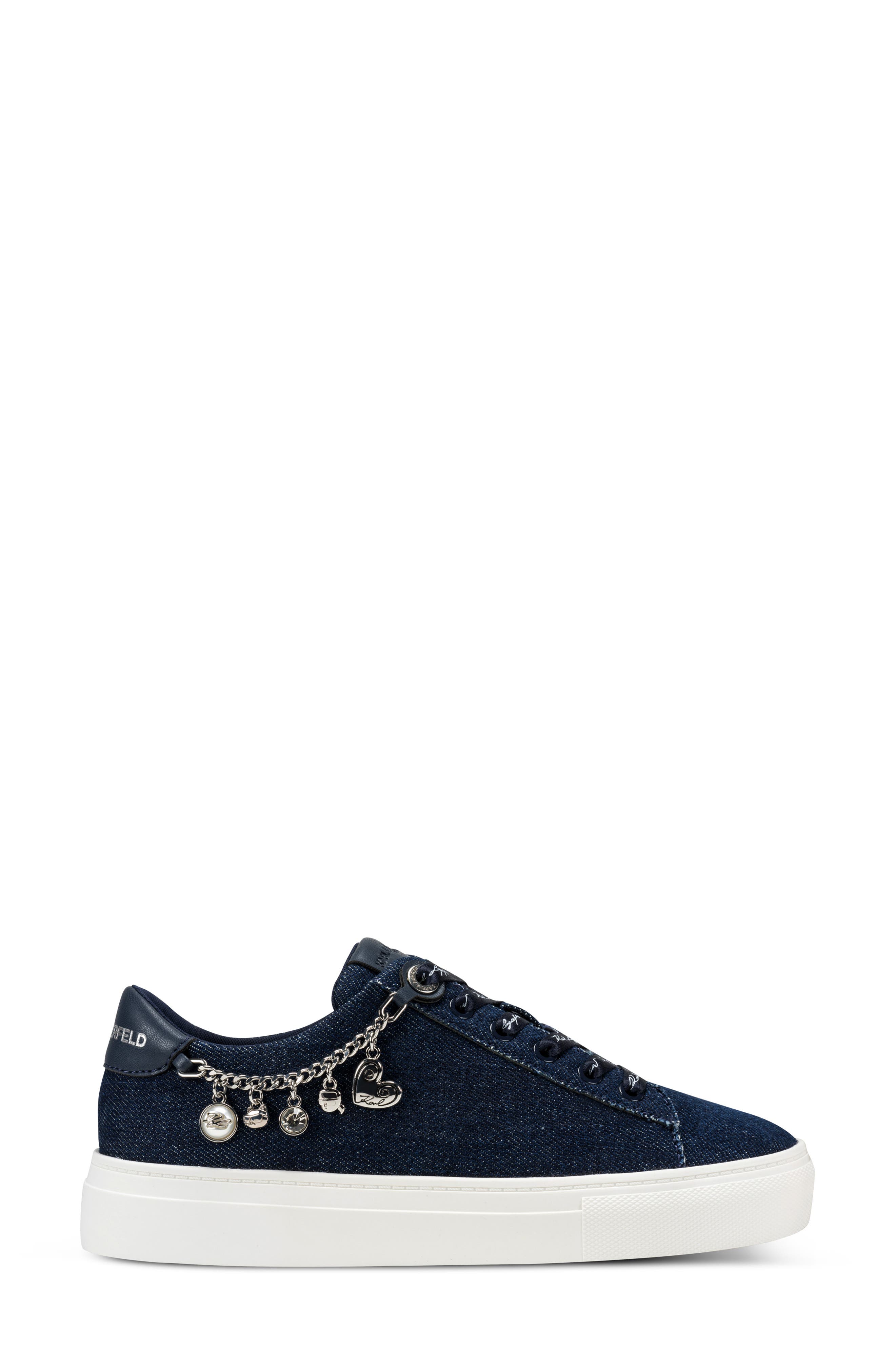Cate Charms Sneaker, Alternate, color, NEW NAVY