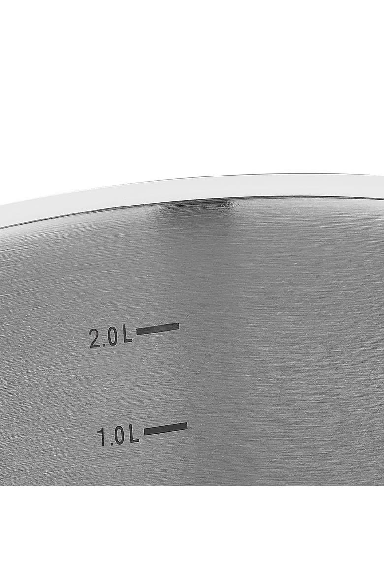 Korkmaz Proline Professional Series 4.5 Liter Stainless Steel Low Casserole with Lid, Alternate, color, Metallic Silver