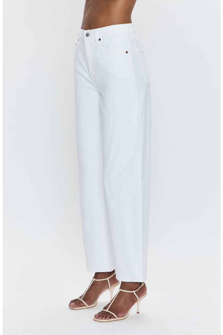 Wes High Waist Barrel Jeans, Alternate, color, VIVID WHITE
