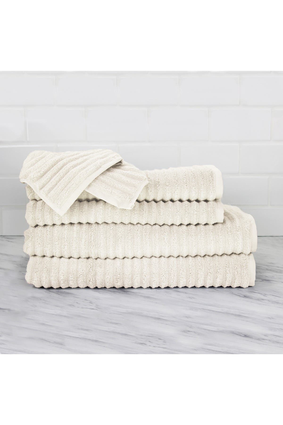 MELANGE HOME Zero Twist 6-Piece Towel Set - Multiple Colors Available