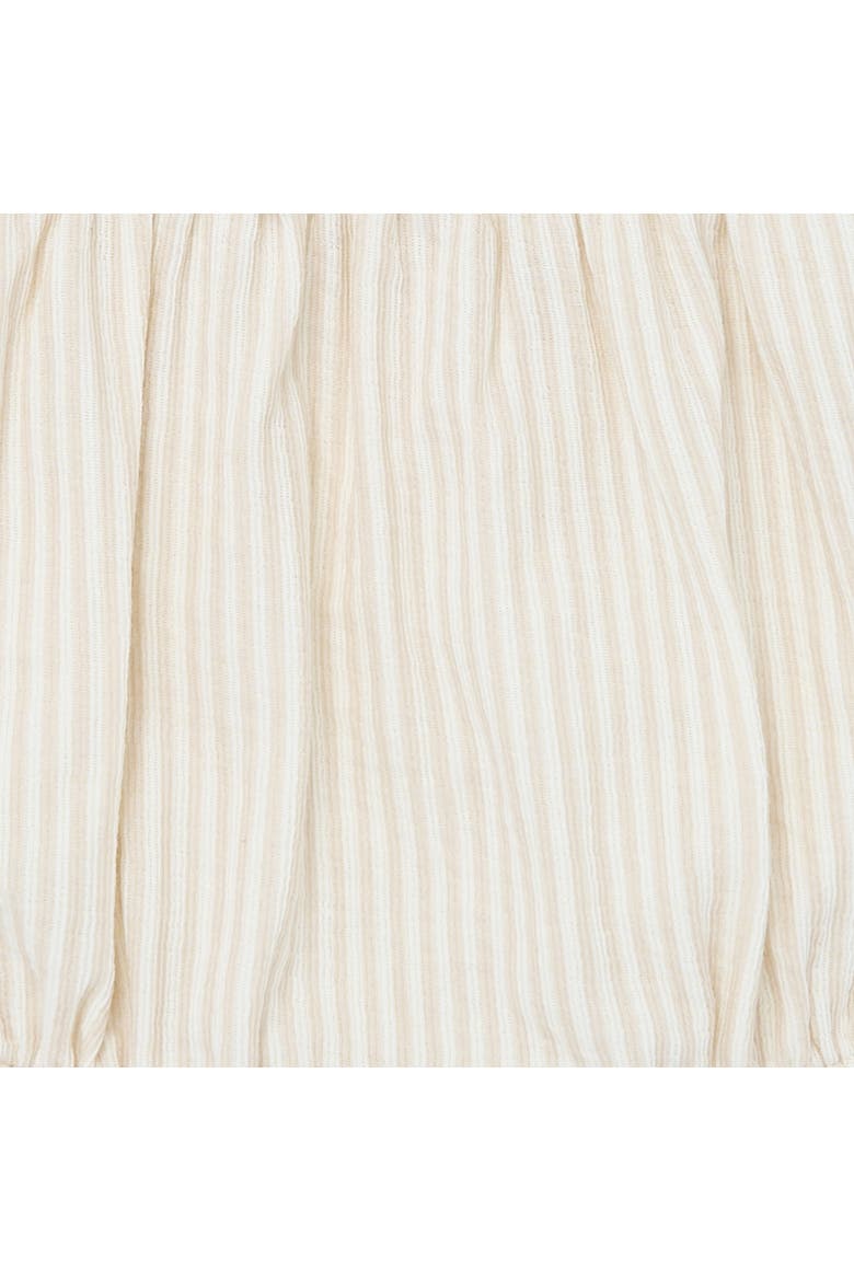 Ruffle Bubble Romper, Alternate, color, Taupe Stripe