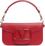 Valentino Garavani Small Locò Leather Shoulder Bag