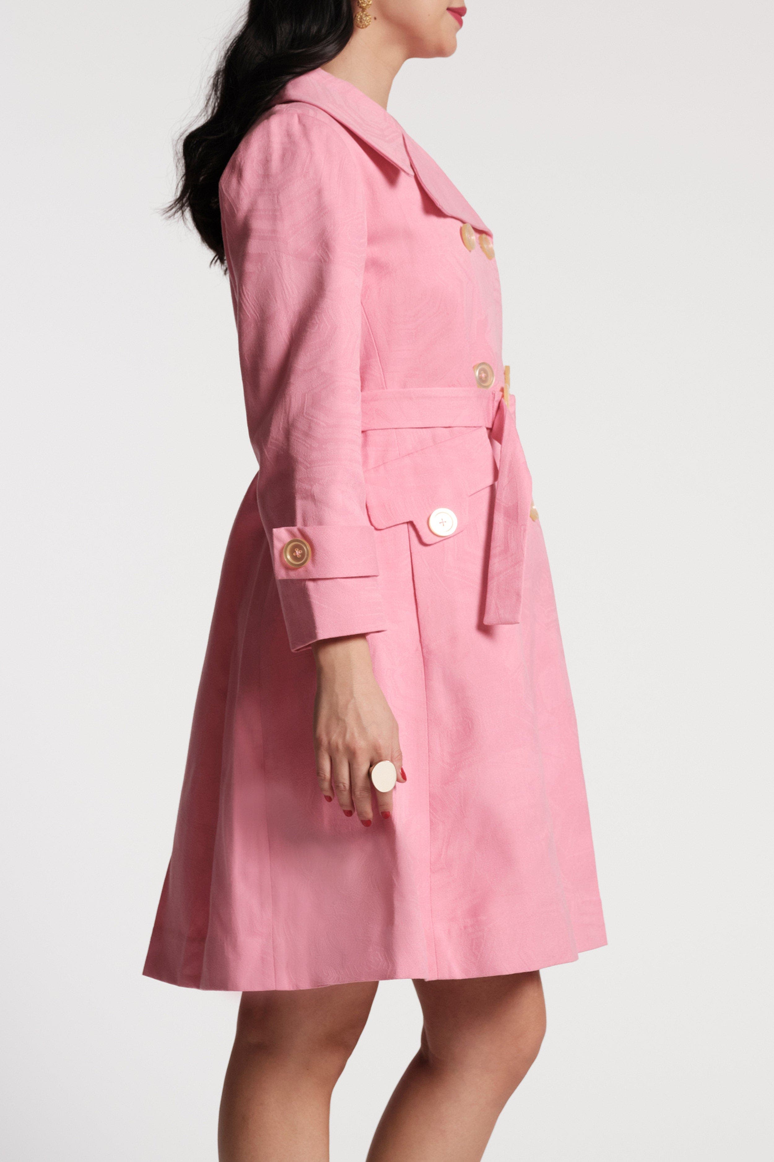 Jacqueline Coat Pink Parasol - image 2