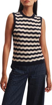 Sanctuary Everyday Scallop Pointelle Sweater Vest