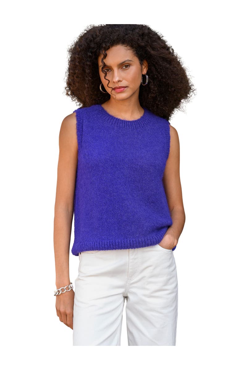 Celtic 
Co. Knit Crew Neck Tank Top, Main, color, Cobalt